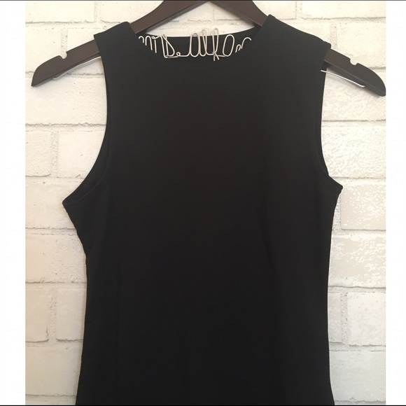 LAST ONE 🆑 Asymmetrical High Low Black Dress - Picture 4 of 4