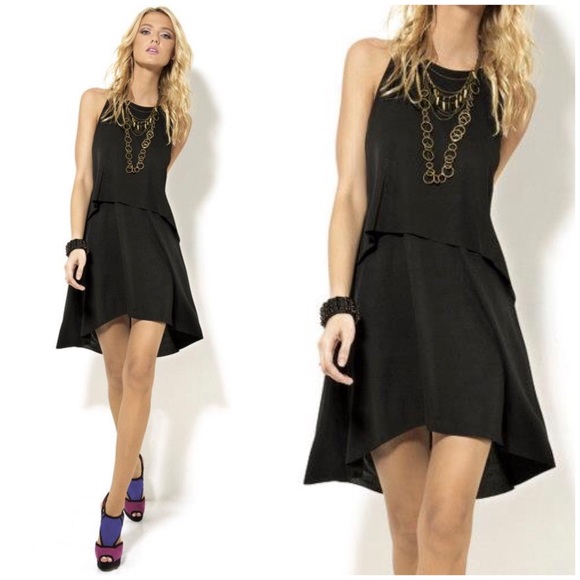 Brand New👌🏻Asymmetric Black Dress - Picture 2 of 5