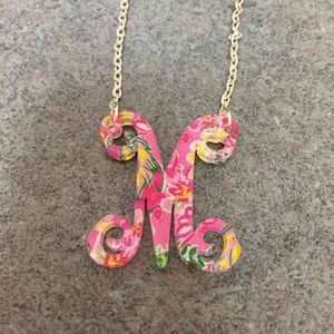 "M" necklace new!