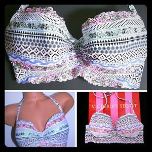 Victoria Secret Getaway Halter Bikini Top, 36D
