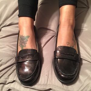 Nine&Co shinny Brown Loafers NWT⚡️Reduced⚡️