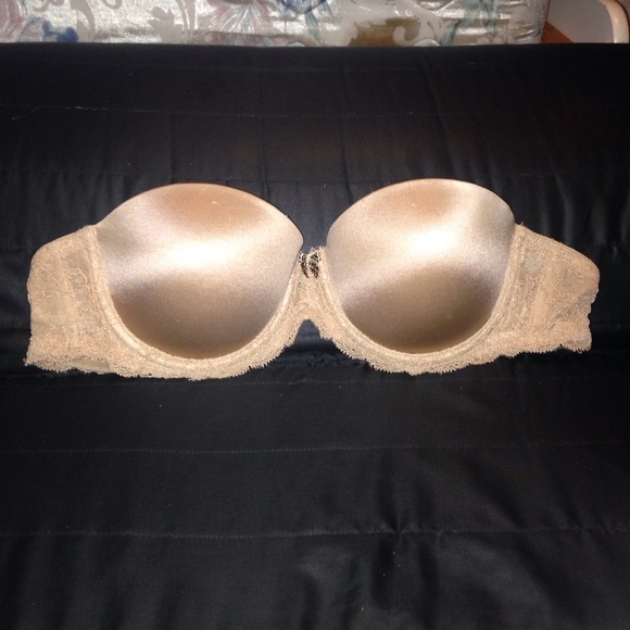 PINK Strapless Nude Bra