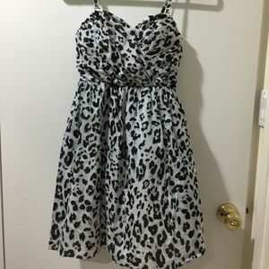 Express cheetah dress