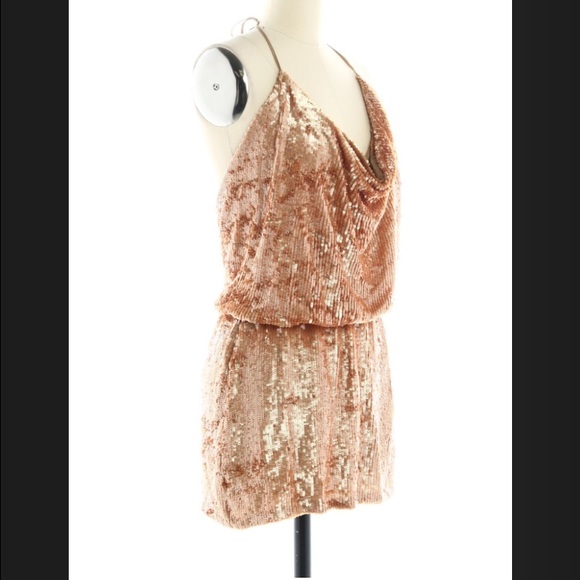 Haute hippie halter sequin dress - Picture 2 of 4