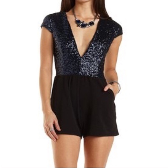 Sequin romper