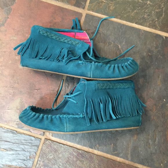 Turquoise moccasins- not for sale, bundle item!