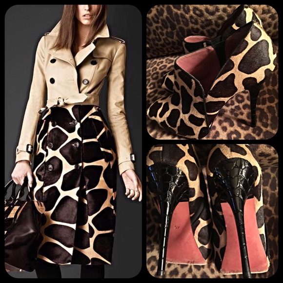 Luxury Rebel Shoes - Unique European calf hair platform booties