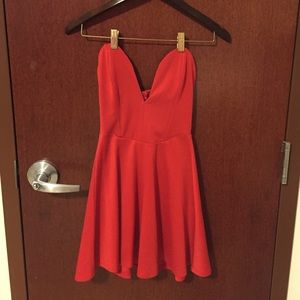 Red Sweetheart Dress