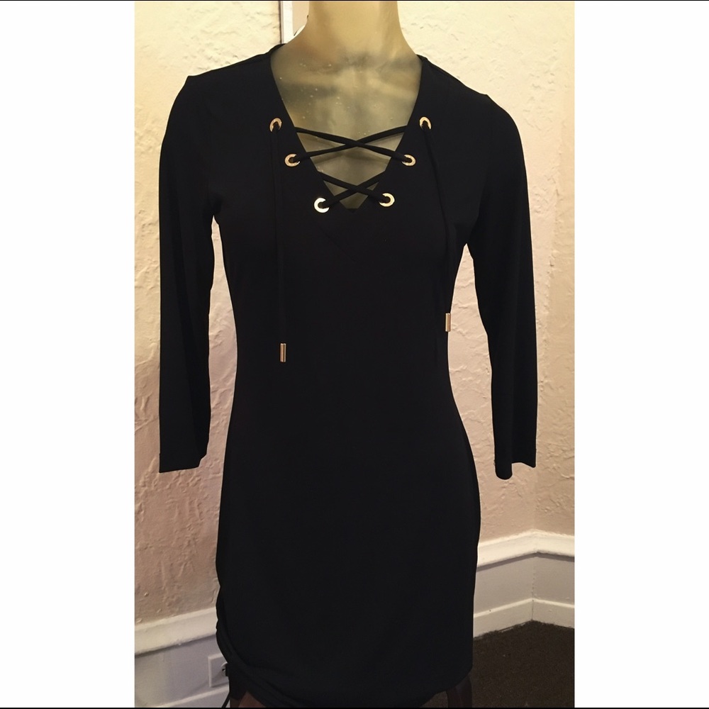 PRICE DROP- Calvin Klein lace up dress