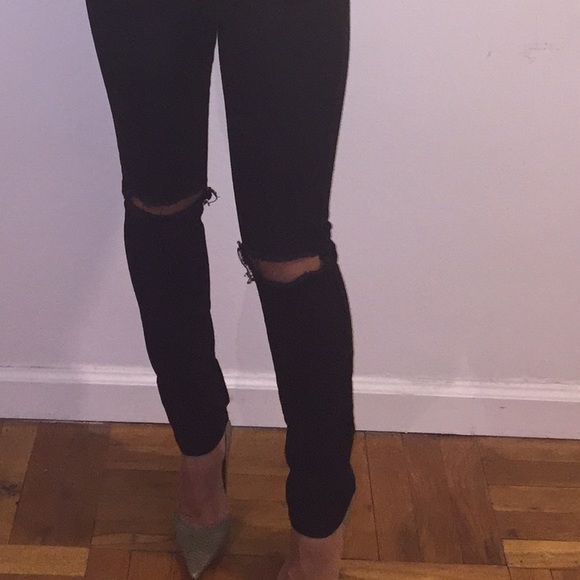 Salt Works Skinny ripped jeans