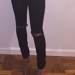 Salt Works Skinny ripped jeans