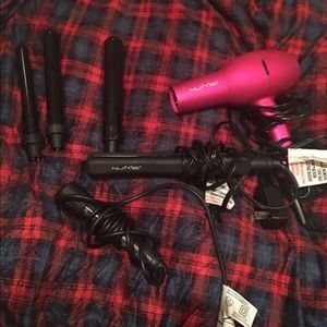 Curling wand and 3 barrels
