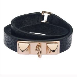 T&J Designs Black Double Wrap Bracelet
