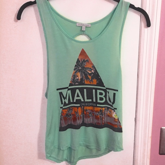 Racer back cut out tank - Picture 1 of 2