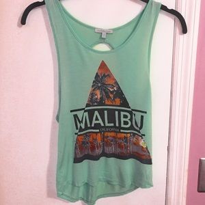 Racer back cut out tank