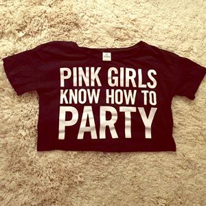 PINK Crop Top