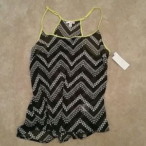NWT Sheer flowy tank!