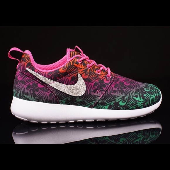 nike rosherun print (gs)