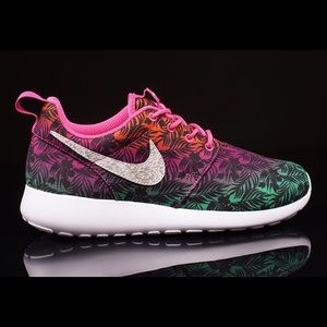 nike rosherun print (gs)