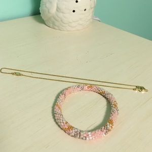 Bracket and necklace set