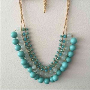 Turquoise statement necklace