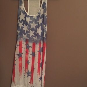 American Flag Swim Cover