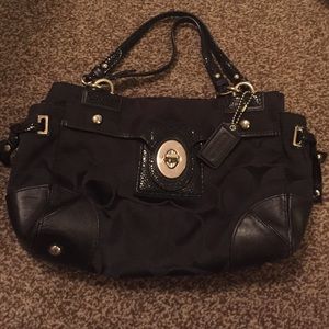Black Coach Shoulder Bag