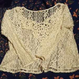 Hollister lace blouse