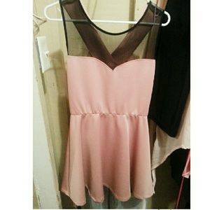 Pink Blush Bow Dress