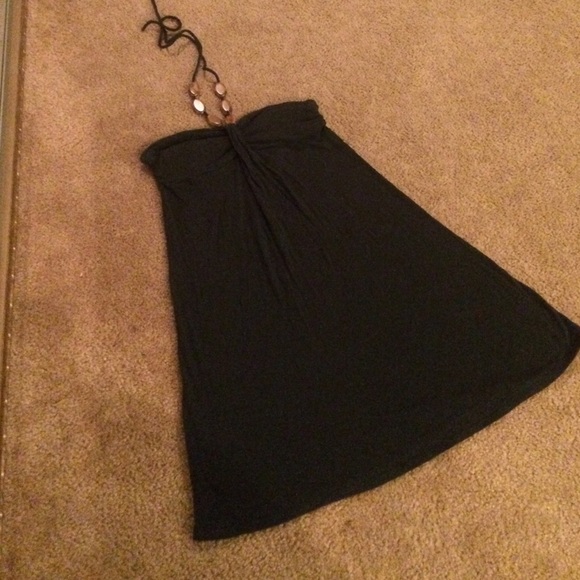 Black summer sundress/beach cover