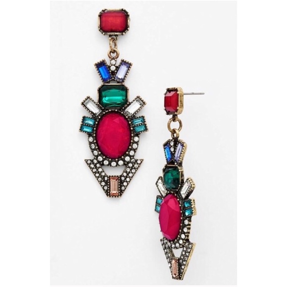 BAUBLEBAR Jewelry - Baublebar LE Deco Drama Mix Stone drop Earrings.