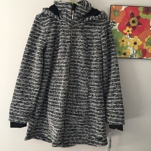 New Calvin Klein Heavy Hooded Coat