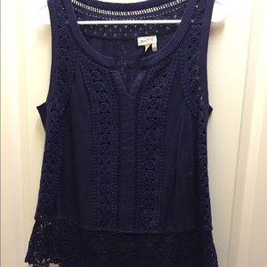 Meadow Rue lace Tank Top