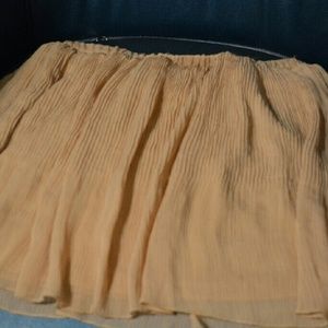 Pleated Chiffon skirt