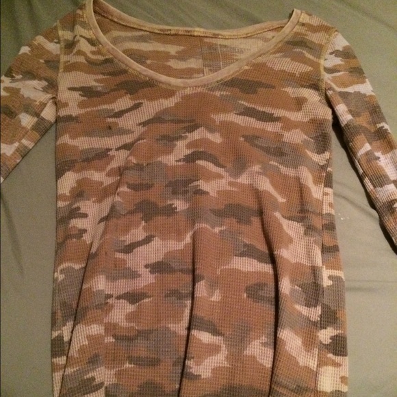 Free People Thermal Camo XS We The Free
