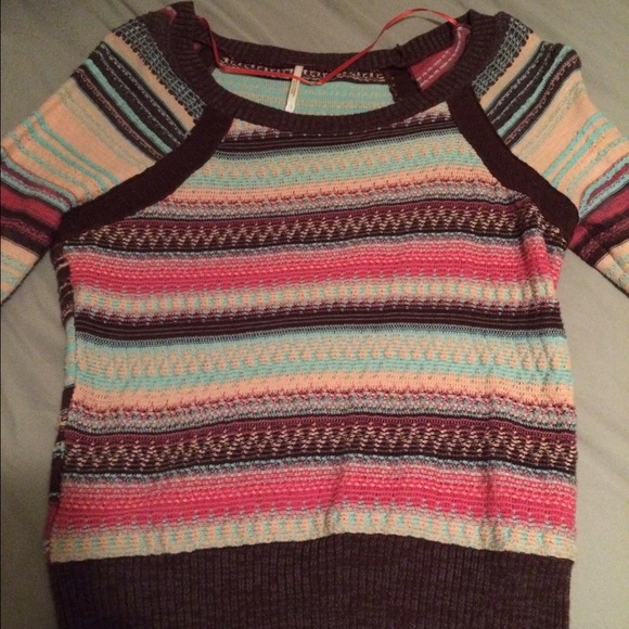 Free People Crop Sweater Small