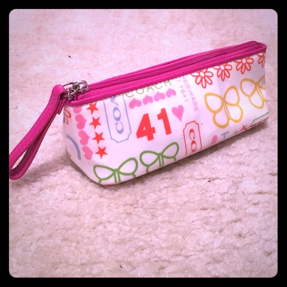 Coach Pencil/Makeup Brush Case