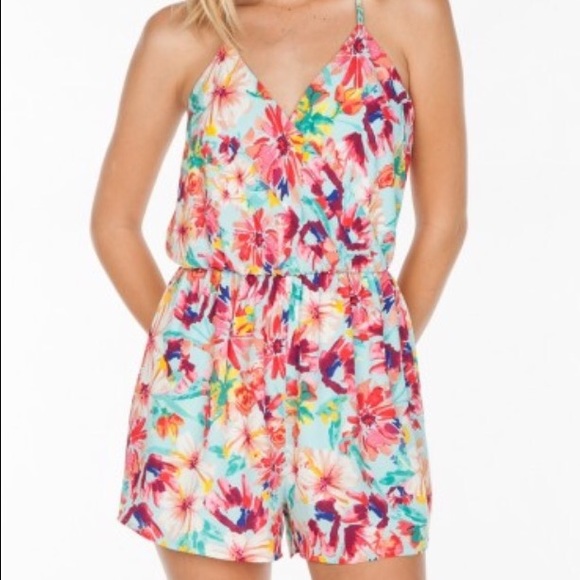 Everly Other - EVERLY brand floral romper