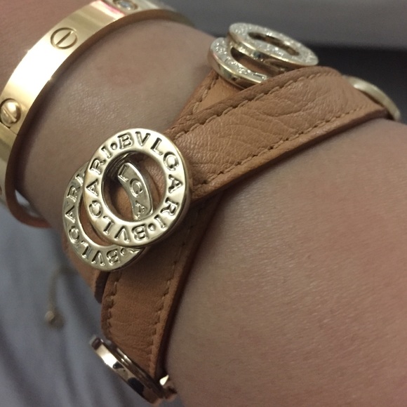 Bvlgari Jewelry 0 Authentic Bvlgari Leather Wrap Bracelet Poshmark
