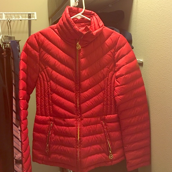 Red Michael Kors jacket
