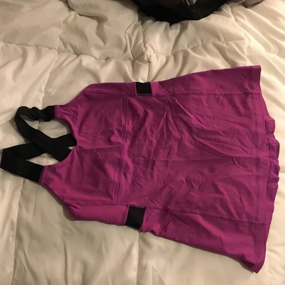 Magenta Lululemon Athletica work out tank top