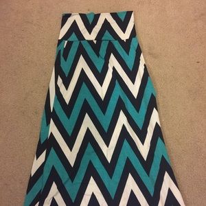 NWOT Chevron Maxi Skirt ~ Make me an offer!