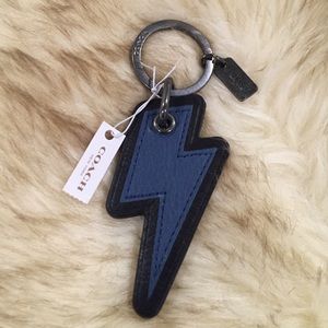 Coach Lightning Bolt Keychain