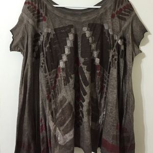Allsaints print oversized tee