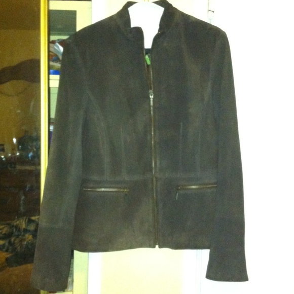ALFANI Leather Jacket - Picture 1 of 4