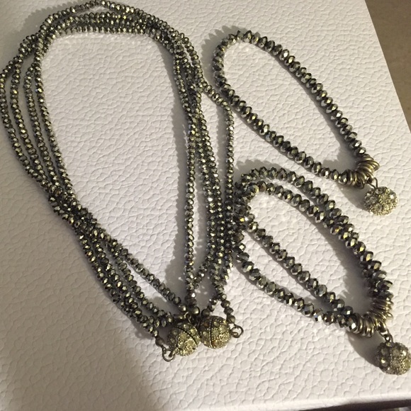 Necklace/bracelet/anklet set