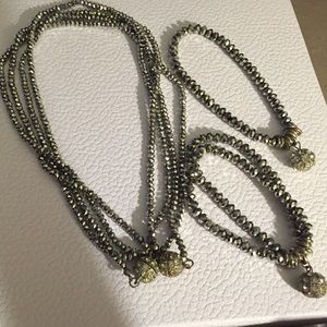 Necklace/bracelet/anklet set