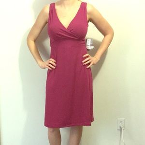 NWT Eddie Bauer Lily Travex Dress - Berry Medium