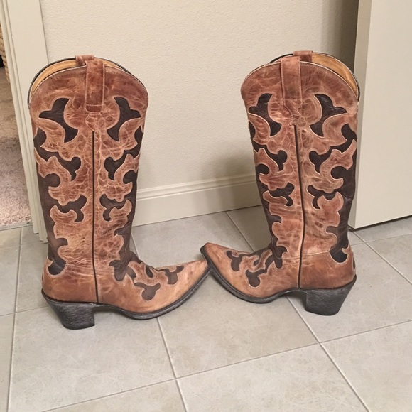 Authentic cowboy boots