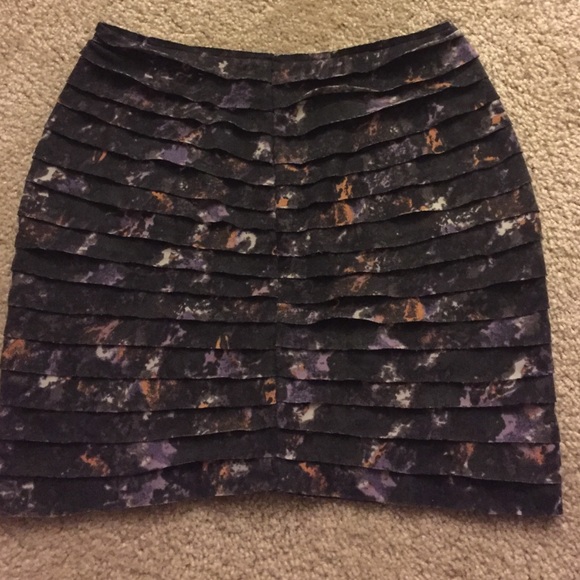 Zip Up Mini Skirt